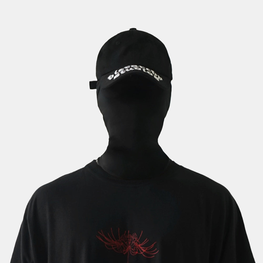 Black Wide Logo Baseball Cap