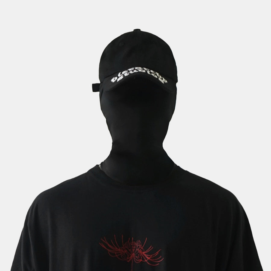 Black Wide Logo Baseball Cap