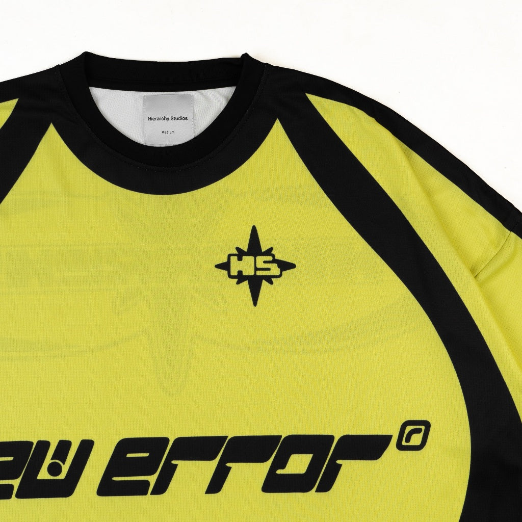 HIERARCHY STUDIOS New Error - Yellow New Error Wide Oversized Jersey