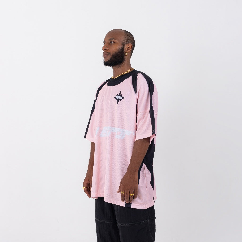 HIERARCHY STUDIOS New Error - Pink New Error Wide Oversized Jersey