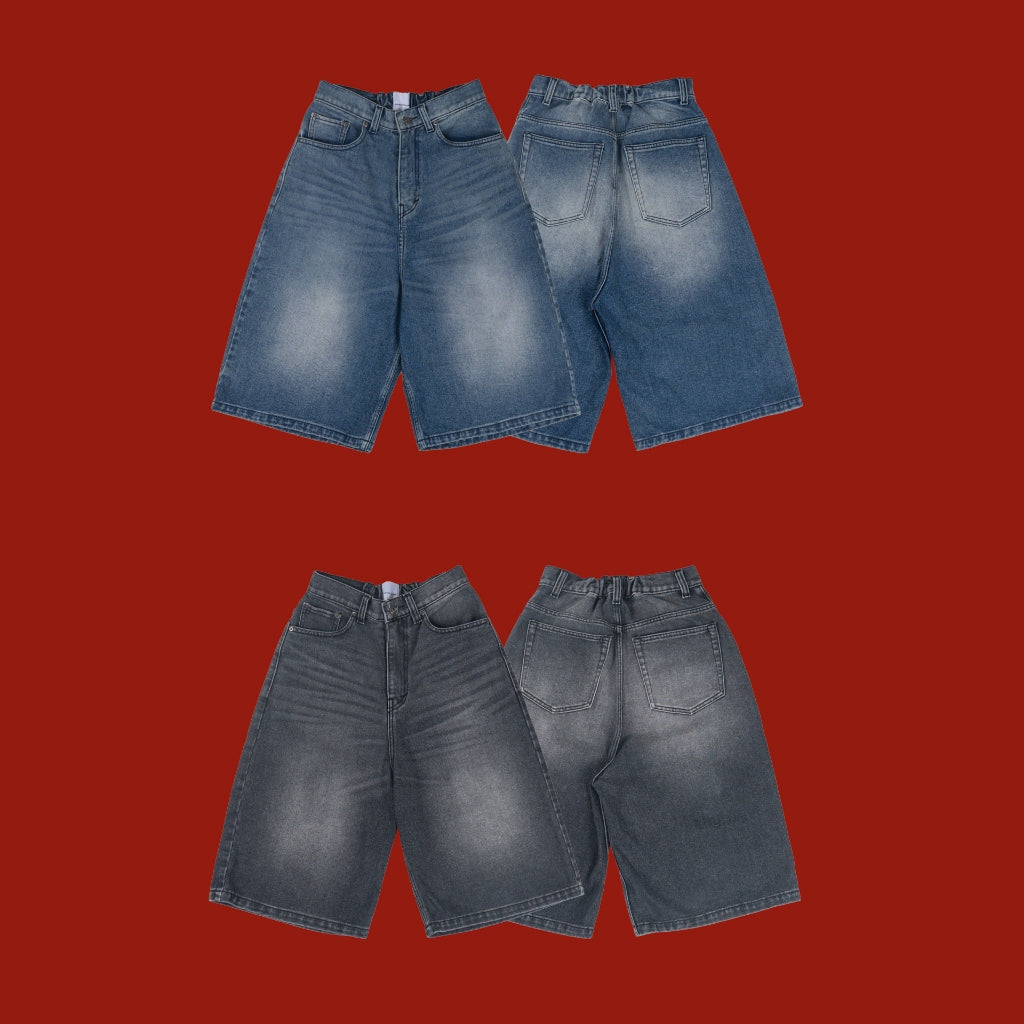 HIERARCHY STUDIOS Spellbound - Grey Basic Jorts