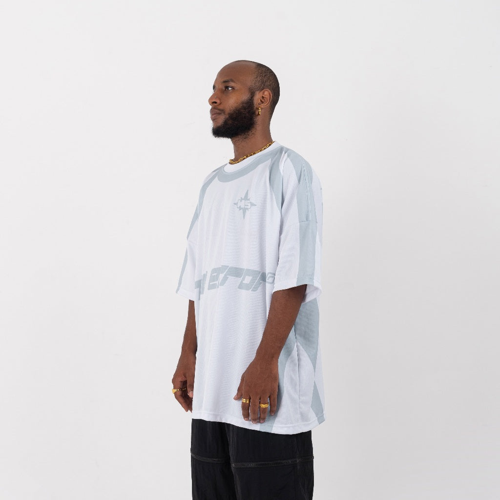 HIERARCHY STUDIOS New Error - White New Error Wide Oversized Jersey