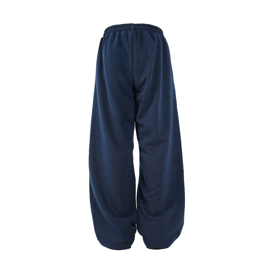 HIERARCHY STUDIOS TMTNW - Dusty Blue Four Stripes Baggy Pants