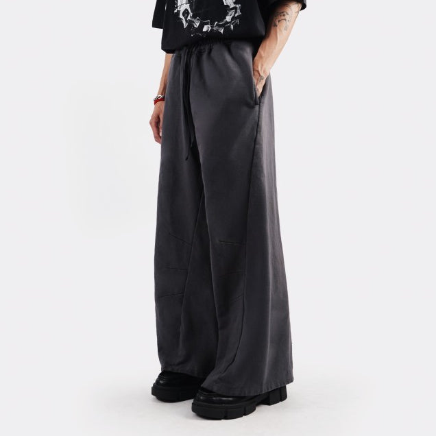 HIERARCHY STUDIOS TMTNW - Grey Darts Baggy Pants