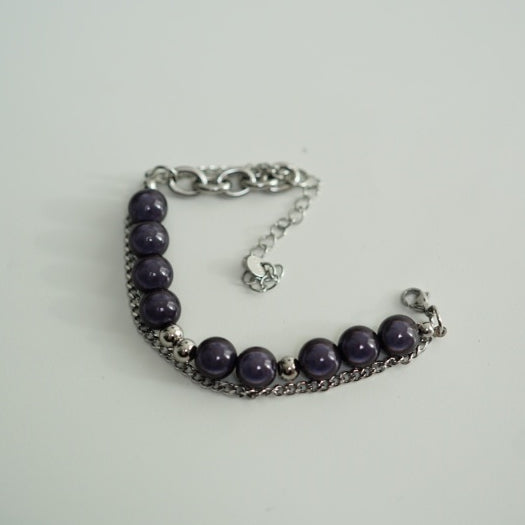 Hierarchy Studios - Pearl Lock Chain Bracelet