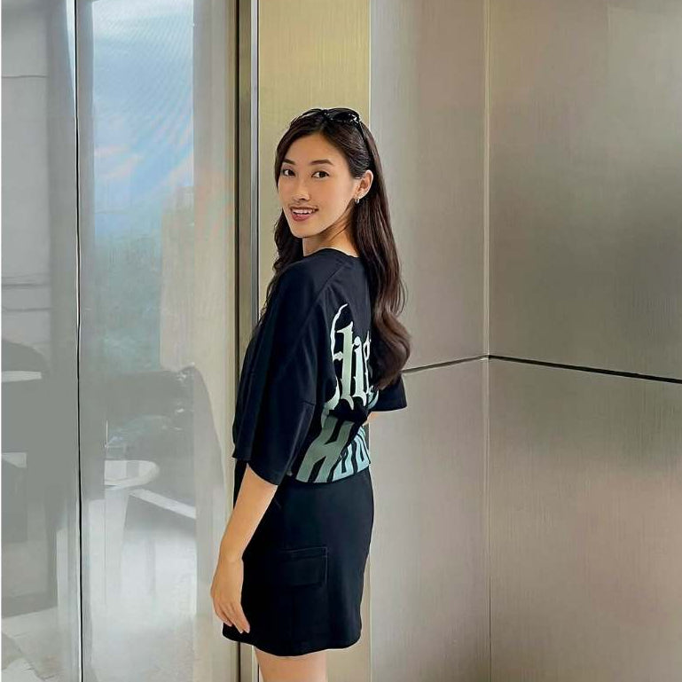 HIERARCHY STUDIOS Unruled - Black Mirror Wide Oversized T-Shirt