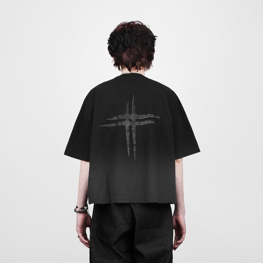Washed Black Not Equal Boxy Oversized T-Shirt