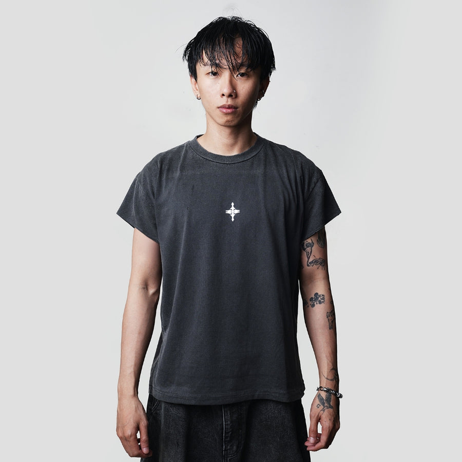 Washed Black CC Tiny Boxy T-Shirt