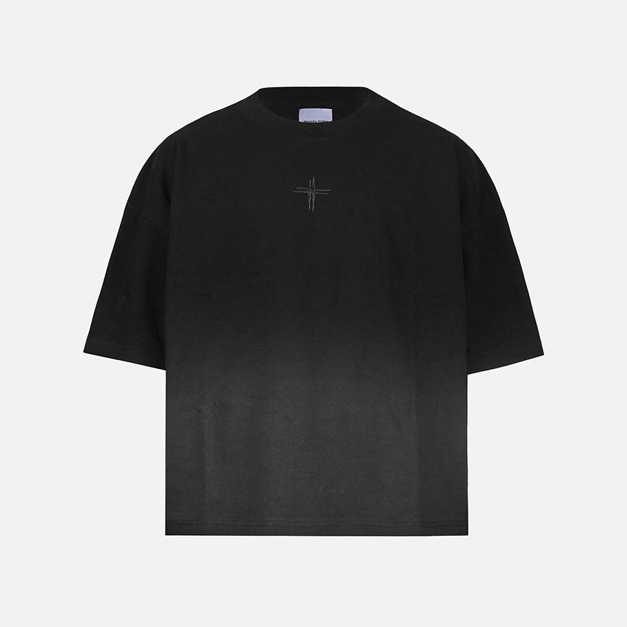 Washed Black Not Equal Boxy Oversized T-Shirt