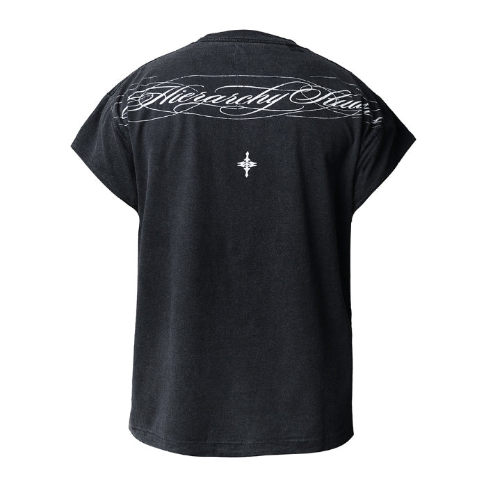 Washed Black CC Tiny Boxy T-Shirt