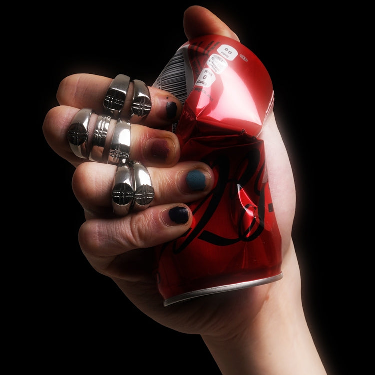 HIERARCHY STUDIOS ENE - Circle Not Equal Logo Ring