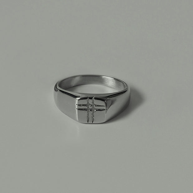 Basic Not Equal Logo Ring