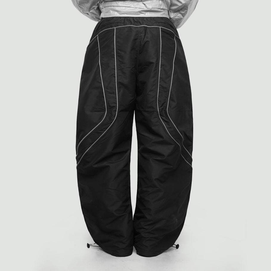 Hierarchy Studios CR - Black City Residue Baggy Trackpants