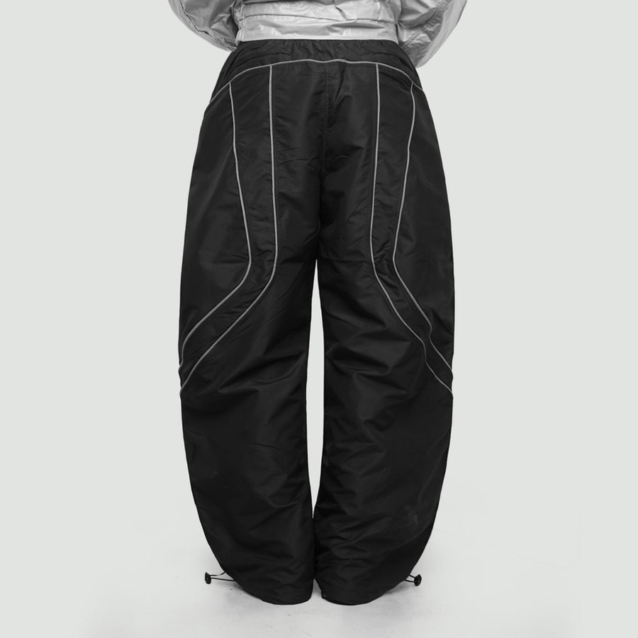 Hierarchy Studios CR - Black City Residue Baggy Trackpants