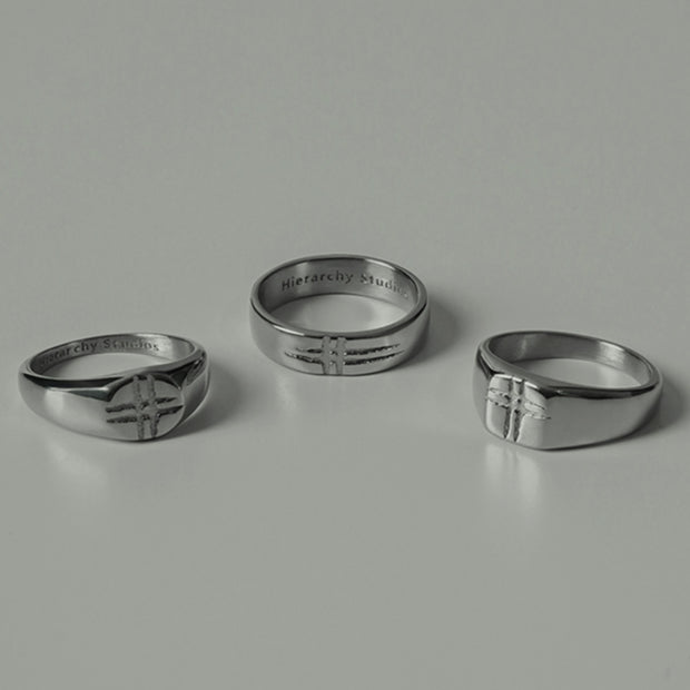 Basic Not Equal Logo Ring