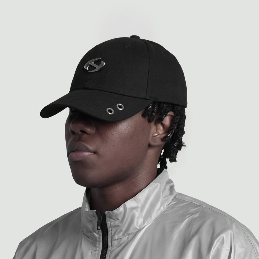 Hierarchy Studios CR - Black Metal Logo Baseball Cap