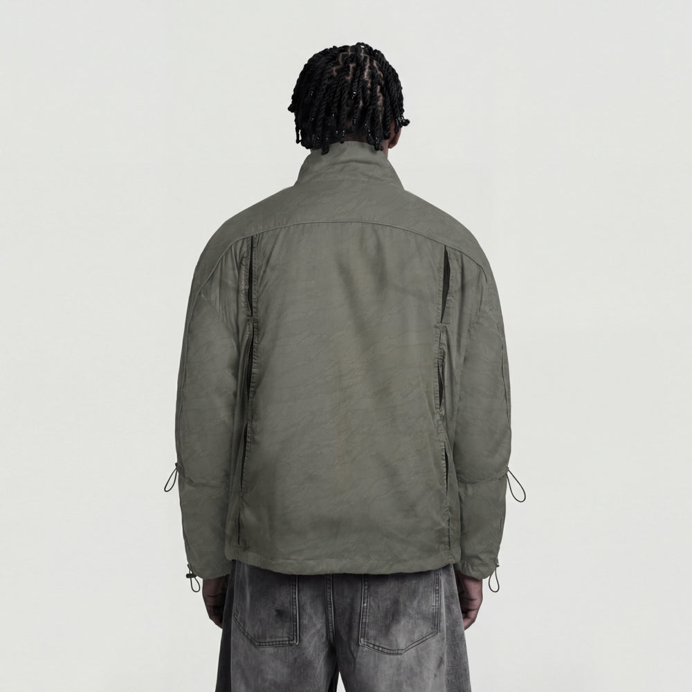 Hierarchy Studios CR - Camo City Residue Wind Breaker Jacket