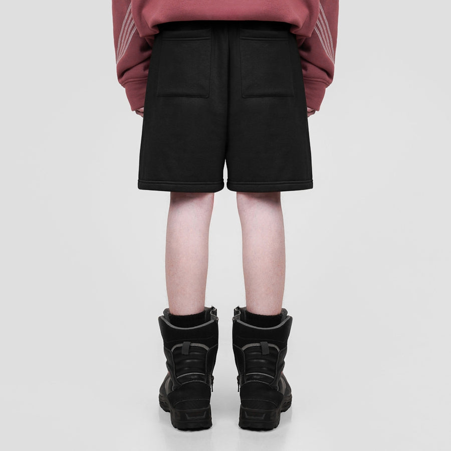 Hierarchy Studios FS - Black Four Stripes Short Pants