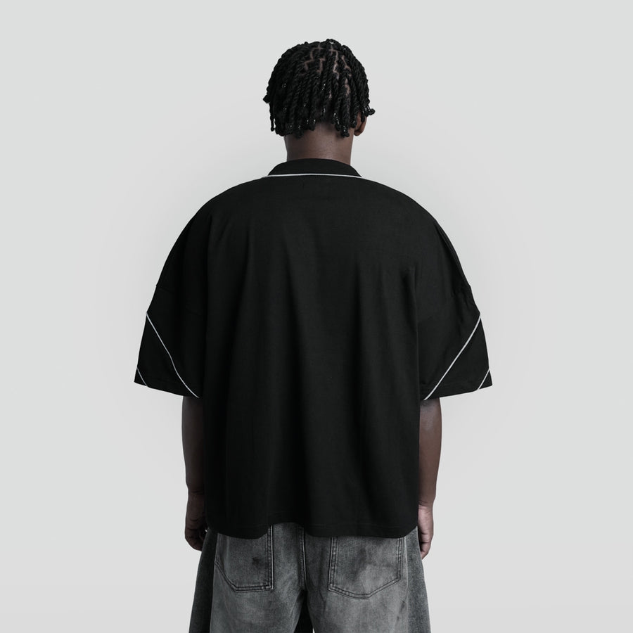 Hierarchy Studios CR - Black City Residue Boxy Wide T-Shirt
