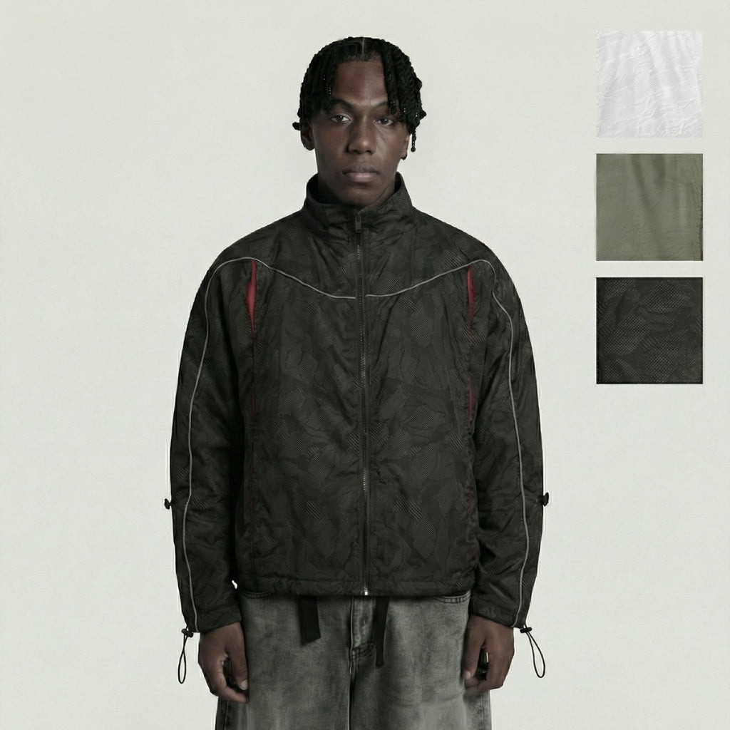 Hierarchy Studios CR - Camo City Residue Wind Breaker Jacket