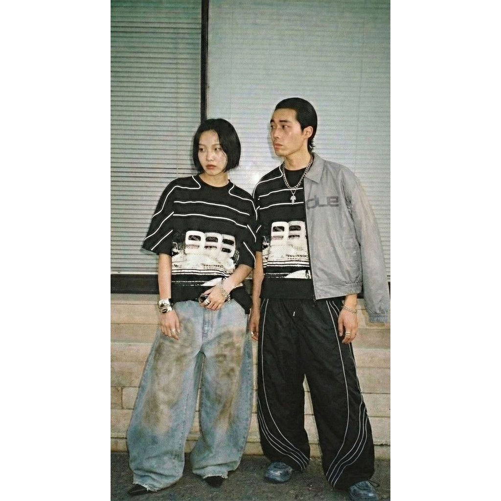 Hierarchy Studios CR - Dirty Baggy Denim Pants