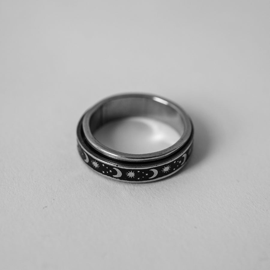 Rotating Cartoon Sky Ring