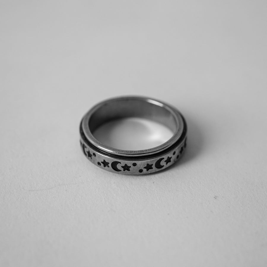 Rotating Cartoon Sky Ring