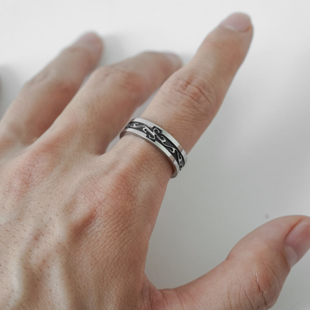 Flame Wave Ring