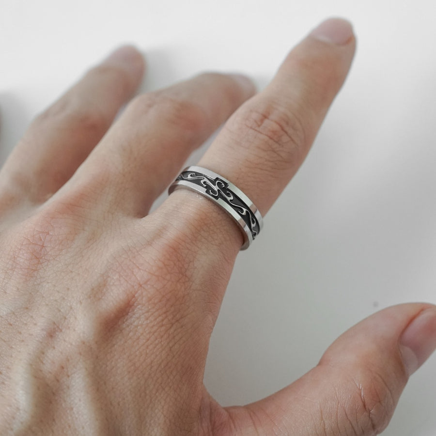 Flame Wave Ring
