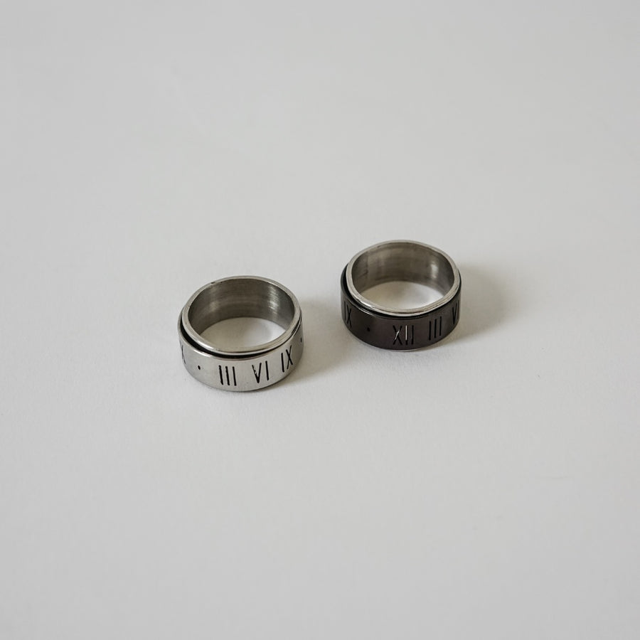 Spinning Roman Number Ring