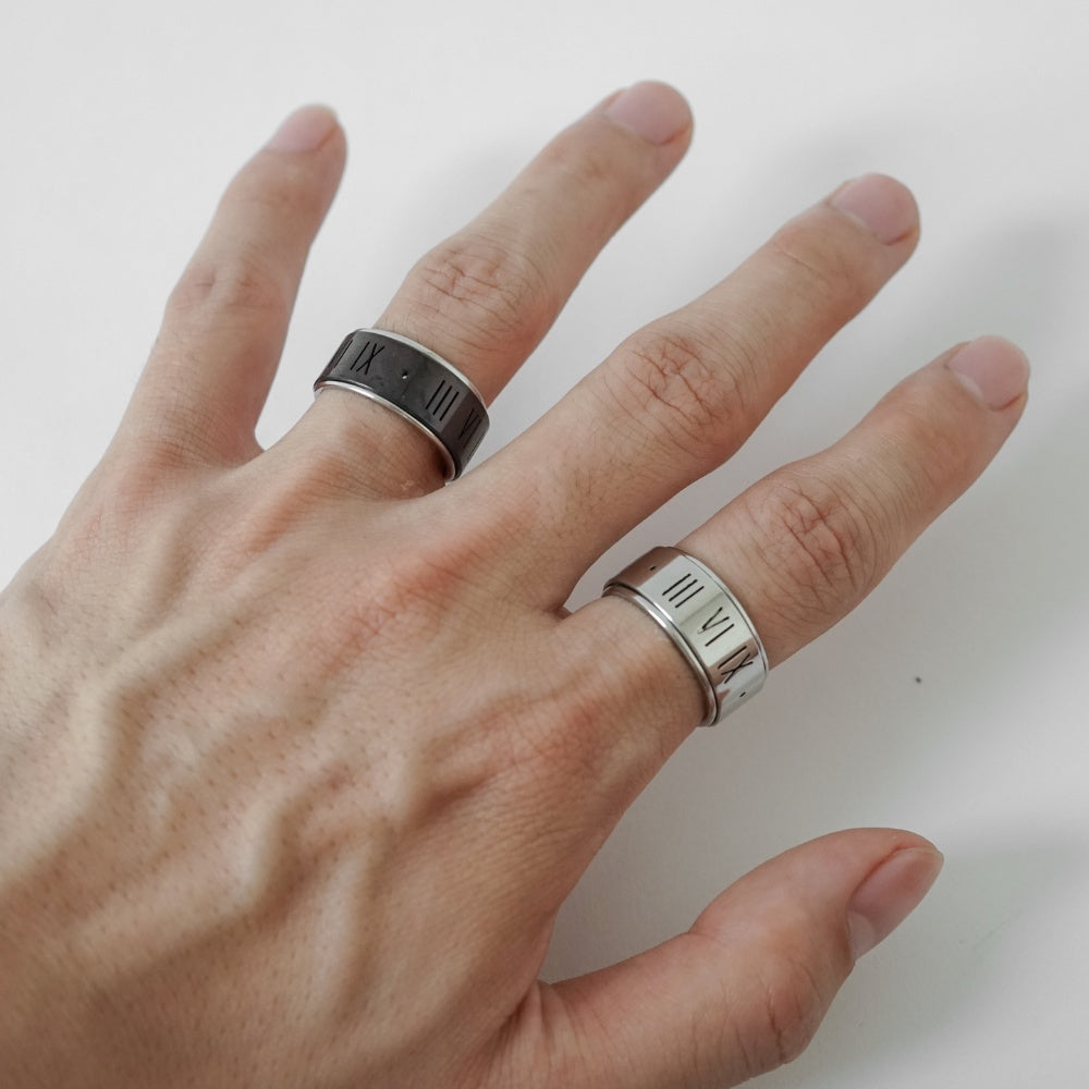 Spinning Roman Number Ring