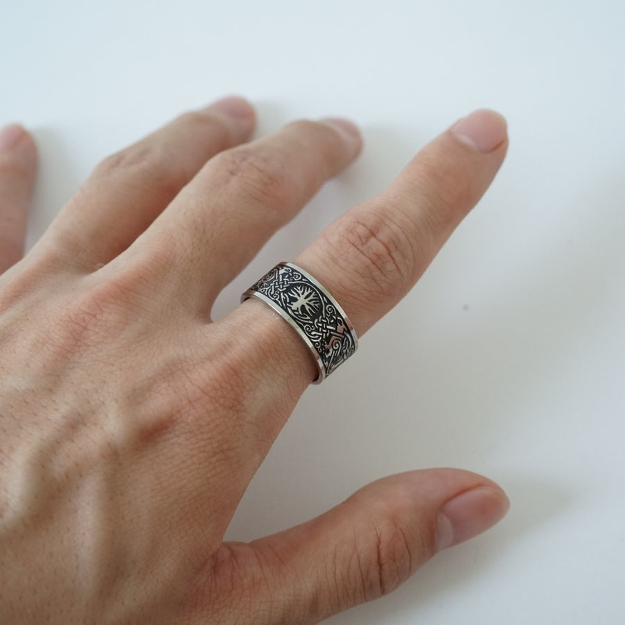 Aztec Wall Ring