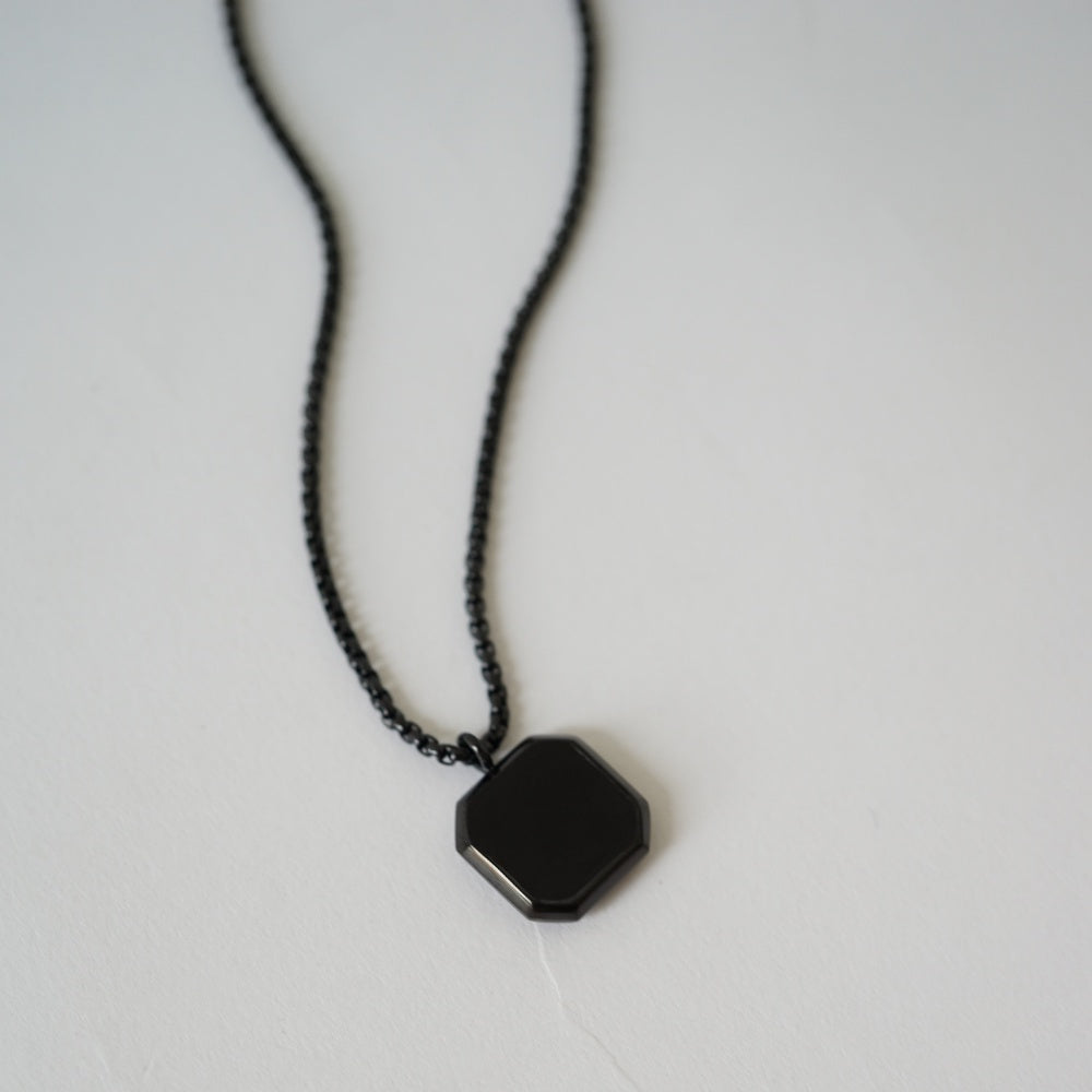 Black Square Necklace