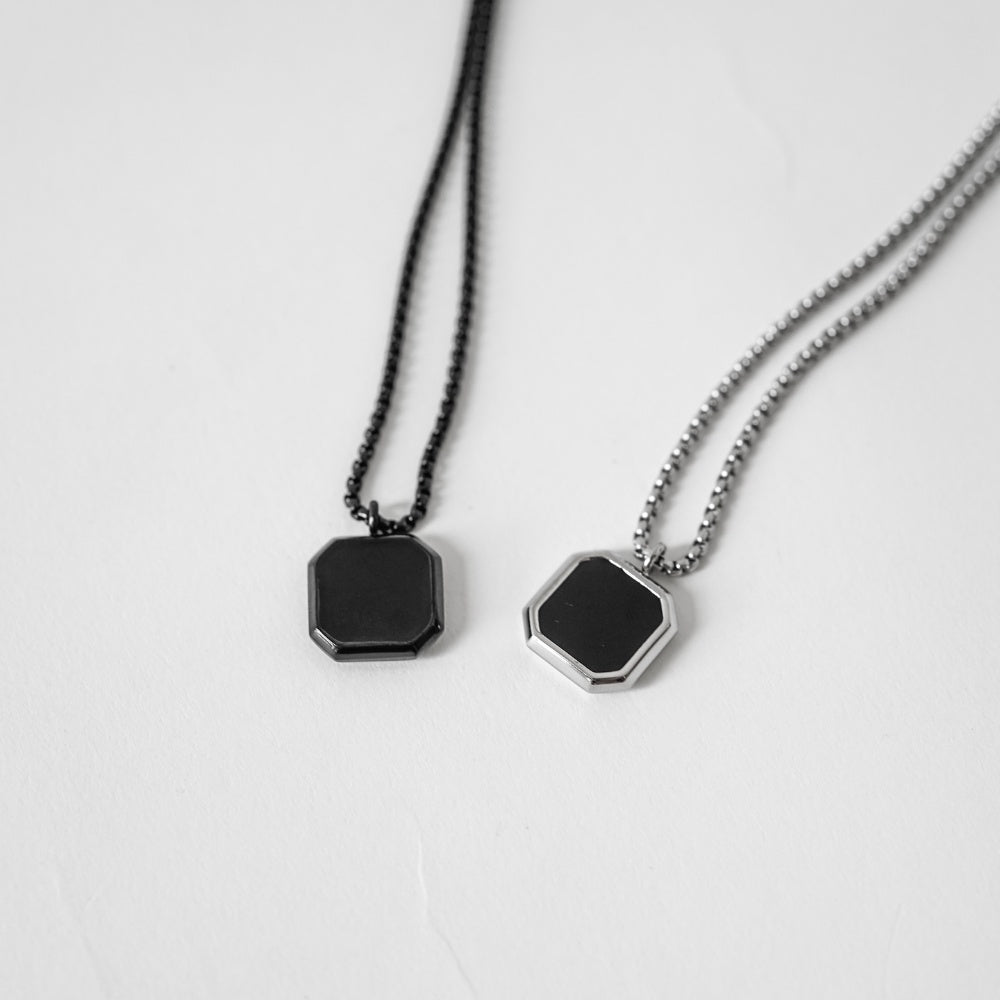 Black Square Necklace