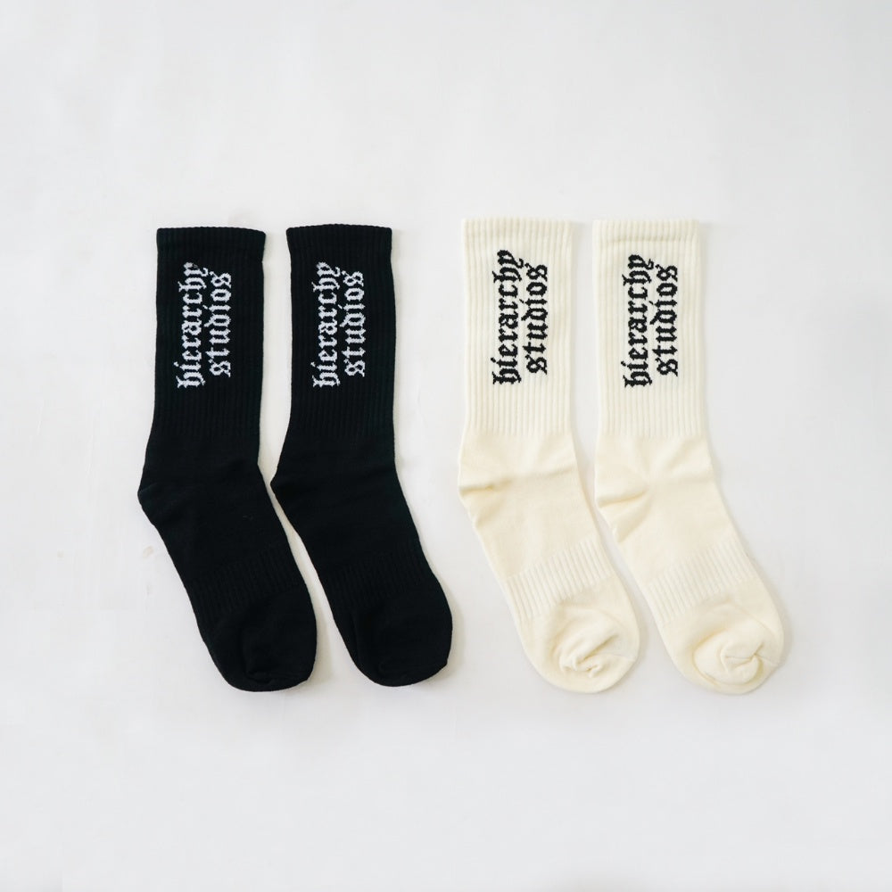 Wide Logo Socks