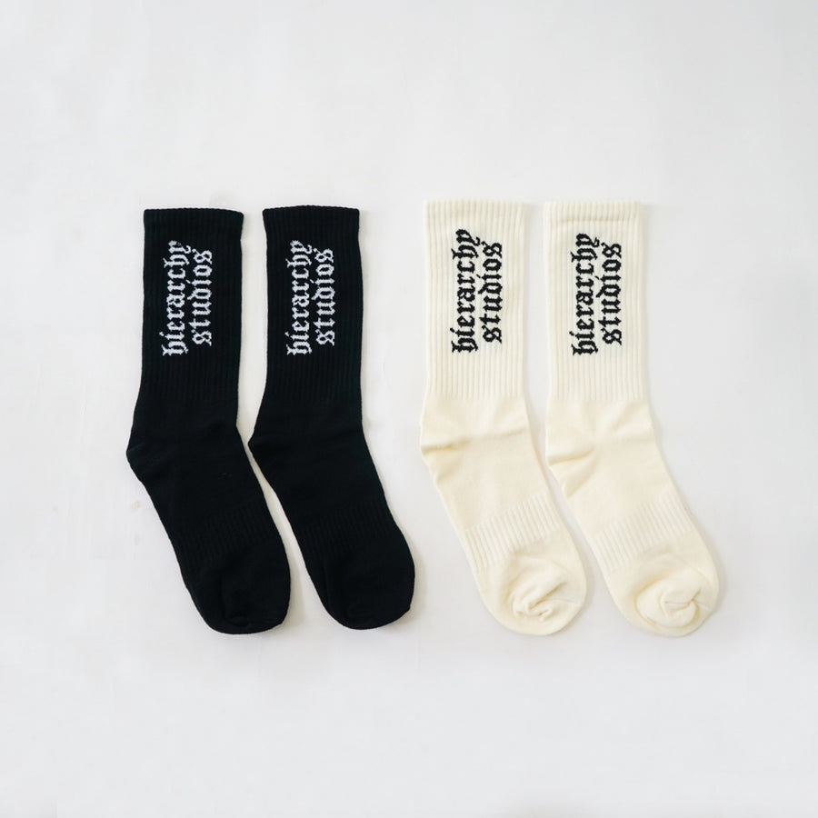 Wide Logo Socks