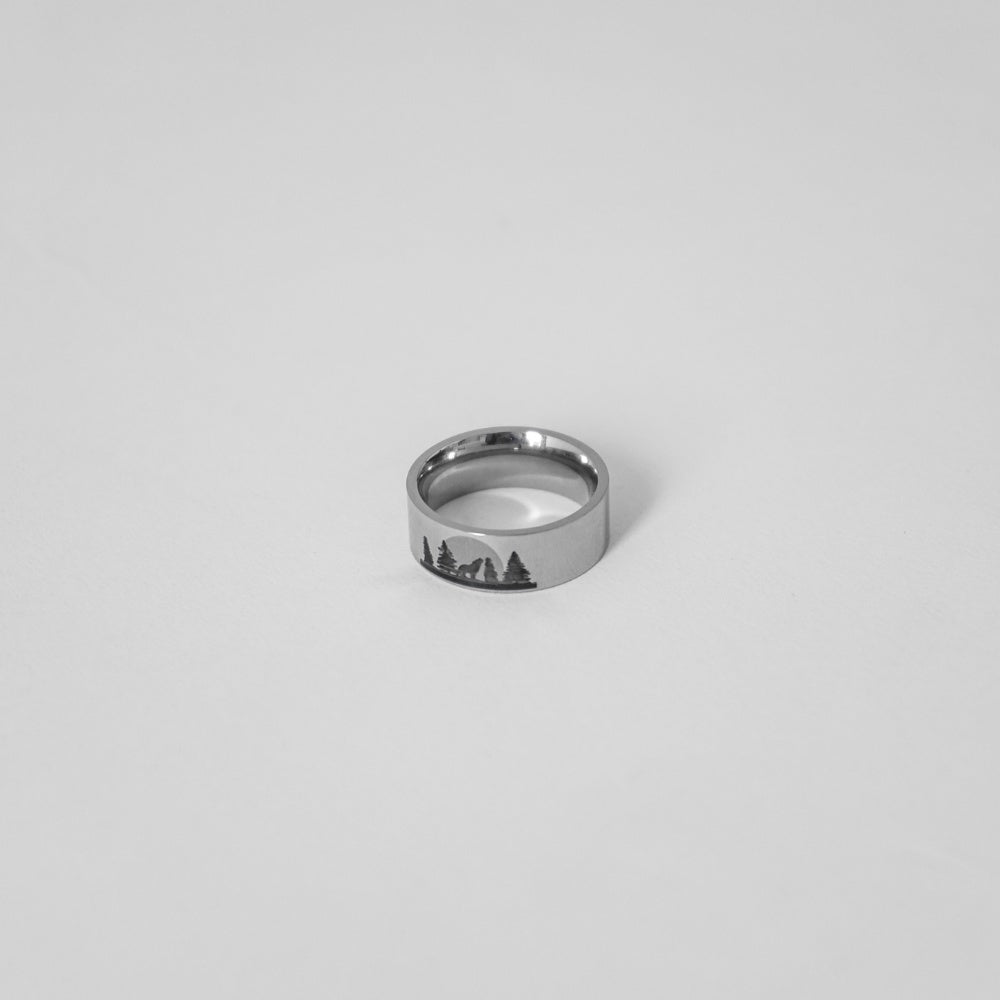 Forest Wolf Ring