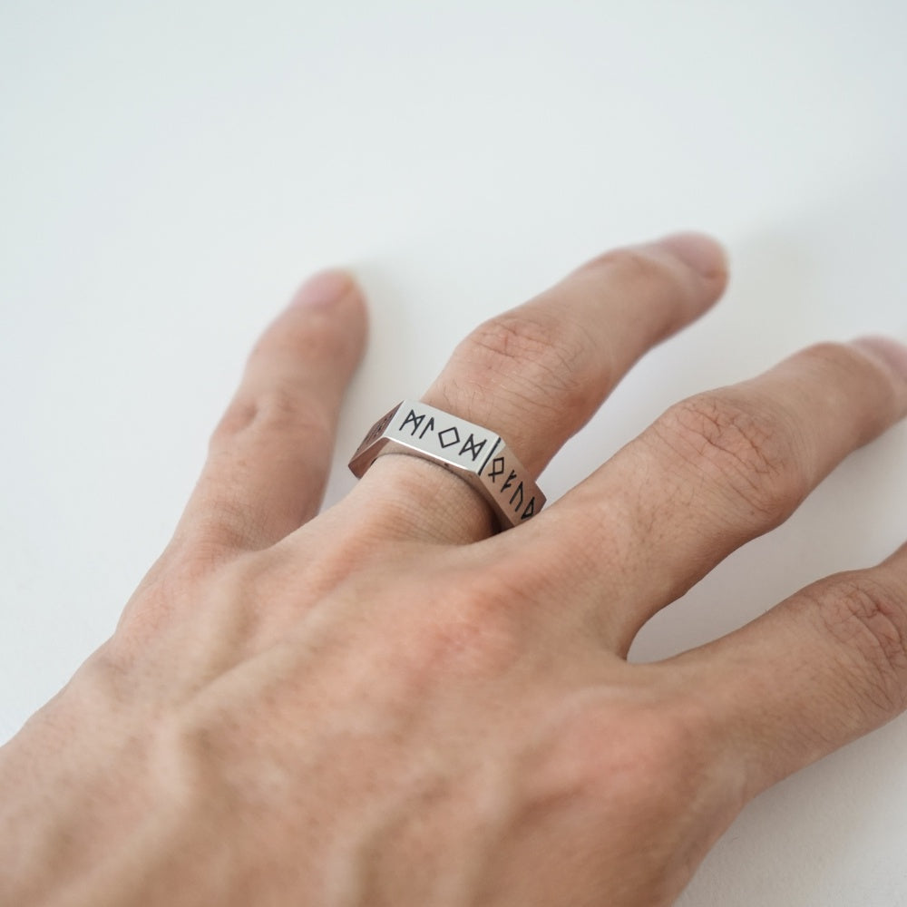 Hexagon Runic Ring