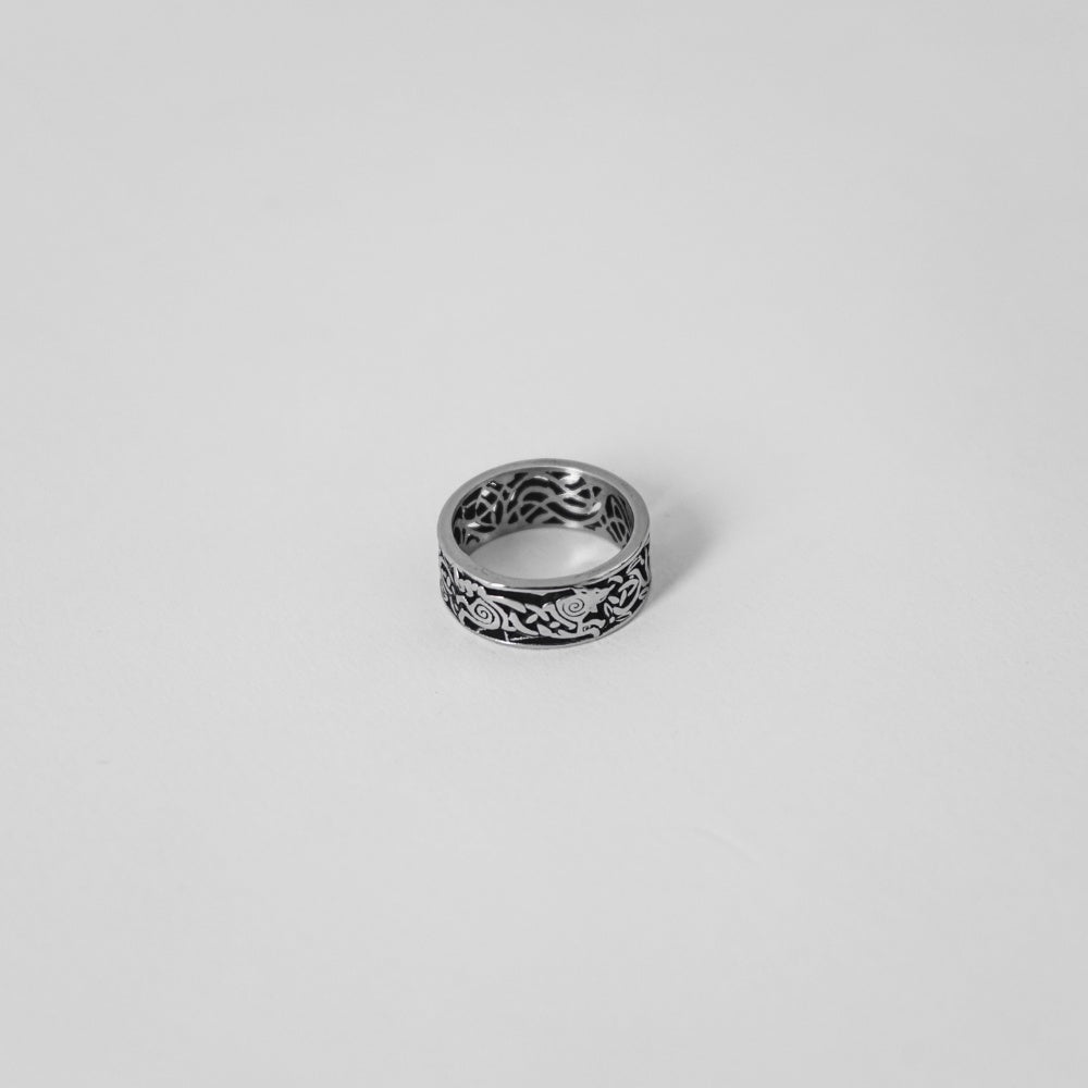 Abstract Wolf Ring