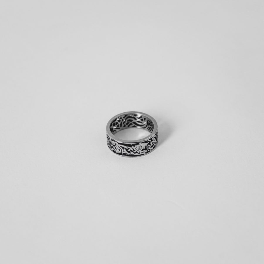 Abstract Wolf Ring