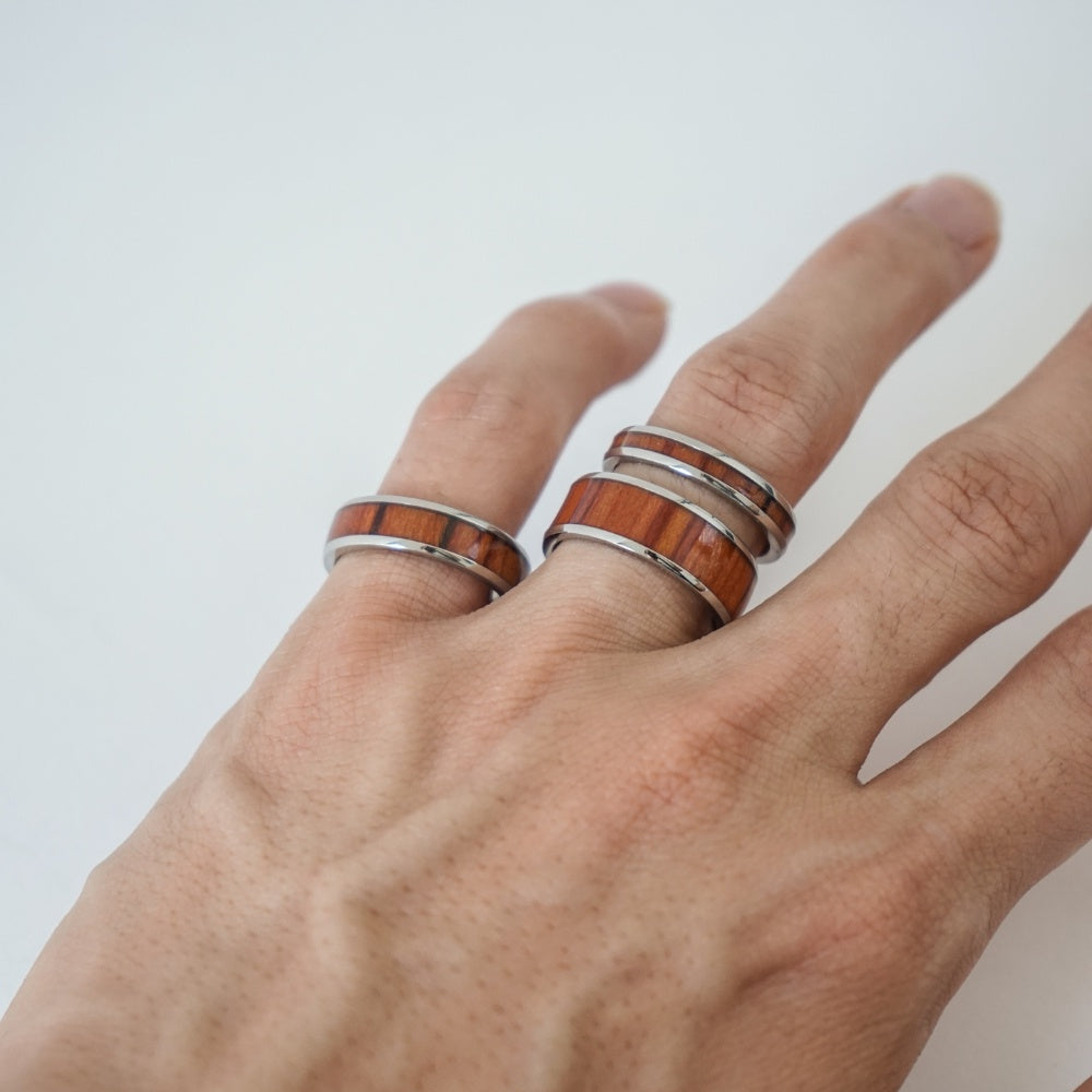 Wood Circle Ring