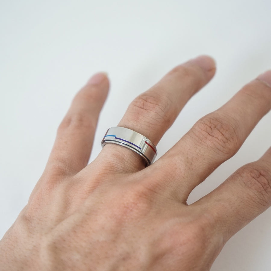 Rotating Colorline Ring