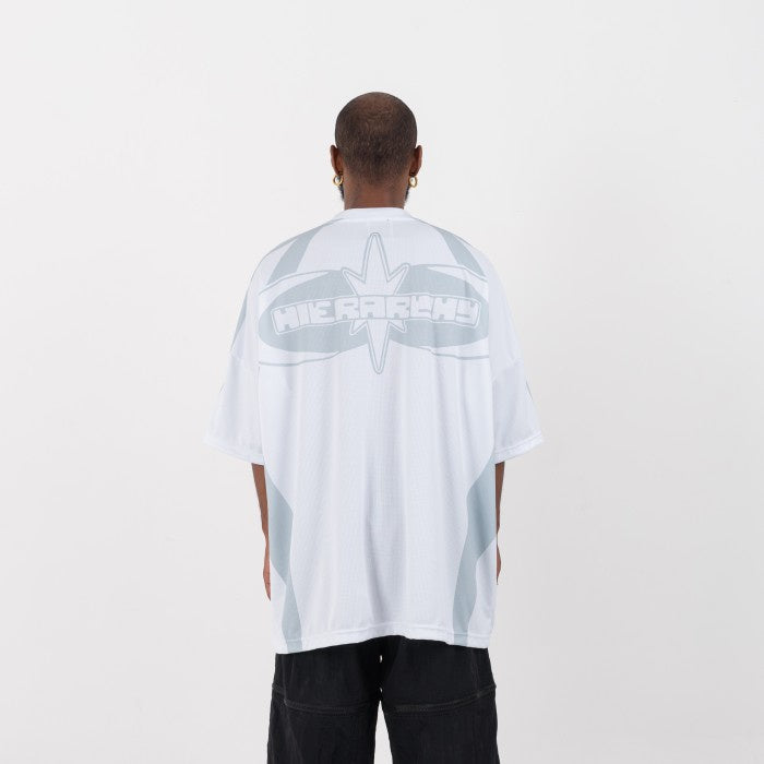 HIERARCHY STUDIOS New Error - White New Error Wide Oversized Jersey