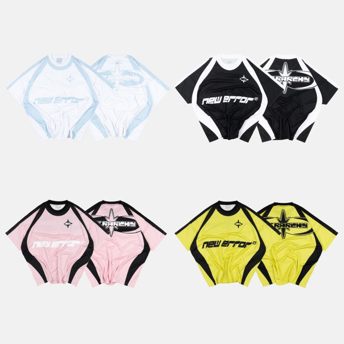 HIERARCHY STUDIOS New Error - White New Error Wide Oversized Jersey