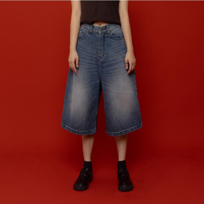 Blue Basic Jorts
