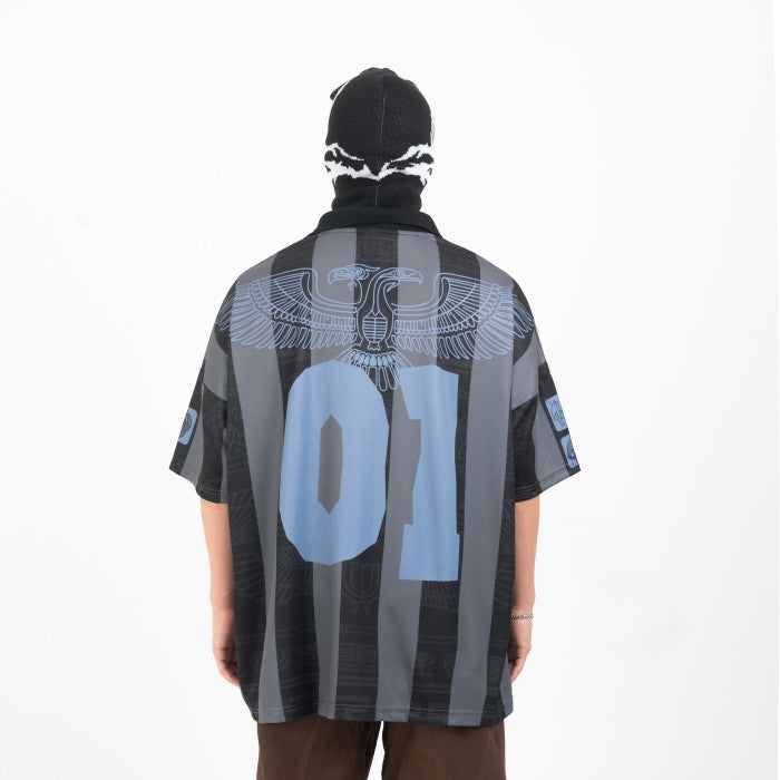 HIERARCHY STUDIOS VOH - Grey Bird Wide Oversized Jersey