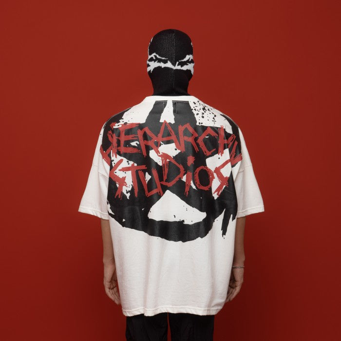 White Star Spell Wide Oversized T-Shirt