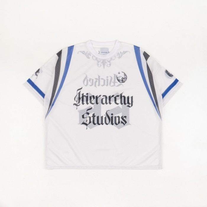 HIERARCHY STUDIOS Spellbound 2.0 - White Wicked Wide Oversized Mesh Jersey