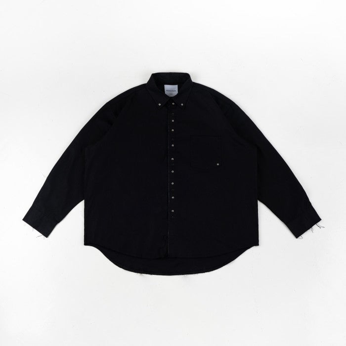 HIERARCHY STUDIOS Unruled - Black Eyelet Oversized Shirt