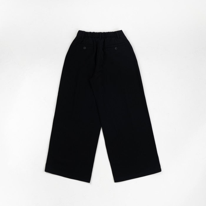 HIERARCHY STUDIOS Unruled - Black Tuck Slacks Trousers